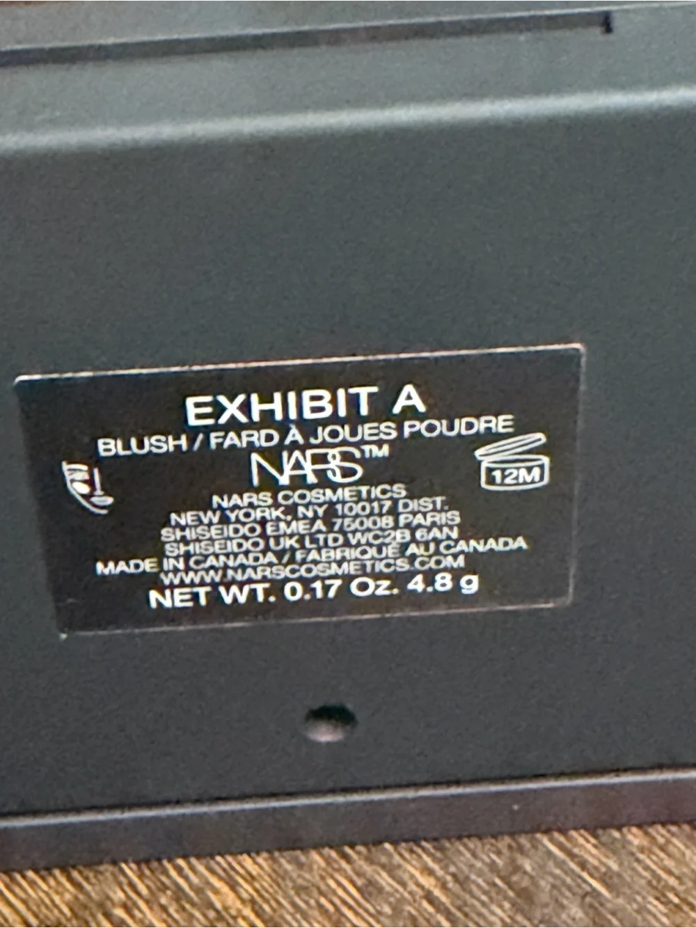 NARS Cream Blush in EXHIBIT A